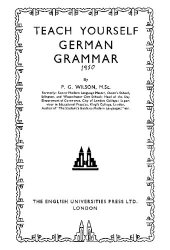 book Teach Yourself German Grammar