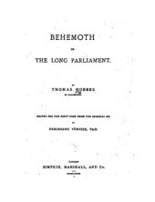 book Behemoth, or the Long Parliament