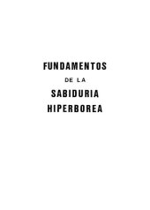 book VRIL Fundamentos de la Sabiduria Hiperborea Volumen I