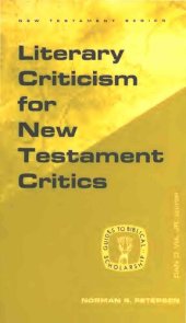 book Literary Criticism for New Testament Critics