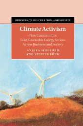 book Climate Activism: How Communities Take Renewable Energy Actions Across Business and Society