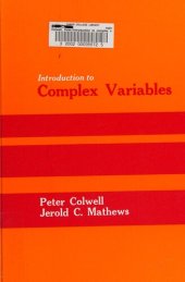 book Introduction to Complex Variables