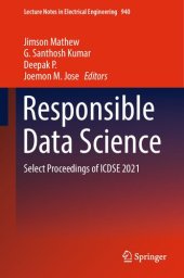 book Responsible Data Science: Select Proceedings of ICDSE 2021