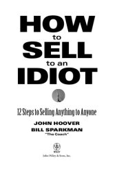 book How to sell to an idiot