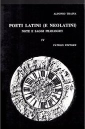 book Poeti latini (e neolatini): note e saggi filologici