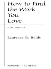 book How to Find the Work You Love