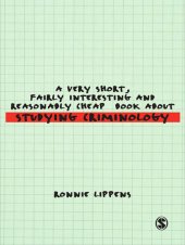 book A Very Short, Fairly Interesting and Reasonably Cheap Book About Studying Criminology