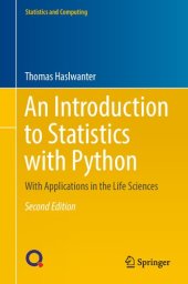 book An Introduction to Statistics with Python: With Applications in the Life Sciences