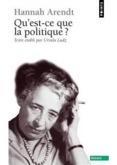 book Qu'est-ce que la politique ?