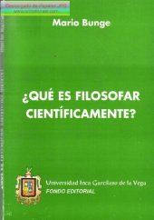 book ¿Qué es Filosofar Científicamente?