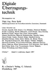 book Digitale Übertragungstechnik