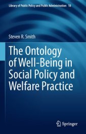 book The Ontology of Well-Being in Social Policy and Welfare Practice