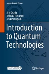 book Introduction to Quantum Technologies