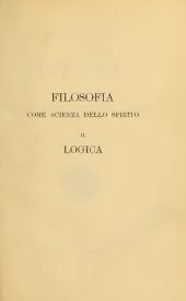 book Logica come scienza del concetto puro