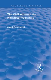 book The Civilisation of the the Renaissance in Italy