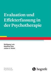 book Evaluation und Effekterfassung in der Psychotherapie