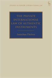 book The Private International Law of Authentic Instruments