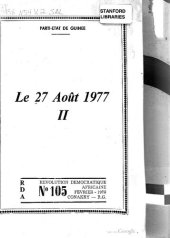 book Le 27 août 1977. II