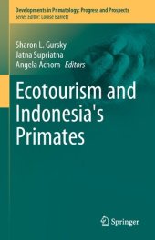 book Ecotourism and Indonesia's Primates