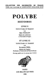 book Polybe: Histoires. Tome VIII: Livres X et XI