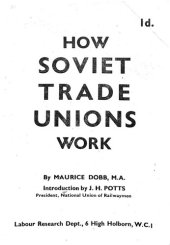 book How Soviet Trade Unions Work