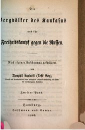 book Die Bergvölker des Kaukasus und ihr Freiheitskampf gegen die Russen