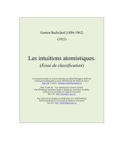 book Les intuitions atomistiques