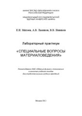 book Лабораторный практикум "Специальные вопросы материаловедения: учебное пособие для вузов