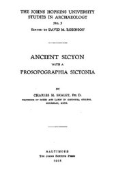 book Ancient Sicyon: With a prosopographia Sicyonia