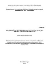 book Численный расчет одномерных упругопластических течений (лабораторная работа): Учебно-методическое пособие