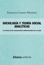 book Sociología Y Teoría Social Analíticas