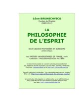 book La philosophie de l'esprit