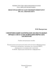 book Синхронизация хаотических колебательных процессов в сетях нейродинамических элементов: Учебно-методическое пособие