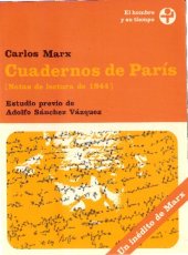 book Cuadernos de París [Notas de lectura de 1844]