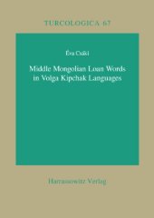 book Middle Mongolian Loan Words in the Volga Kipchak Languages