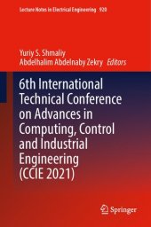 book 6th International Technical Conference on Advances in Computing, Control and Industrial Engineering (CCIE 2021)