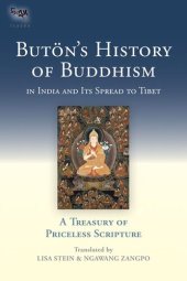 book Butön's History of Buddhism in India and Its Spread to Tibet: A Treasury of Priceless Scripture