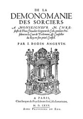 book De la démonologie des sorciers