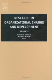 book Research in Organizational Change and Development, Volume 15 