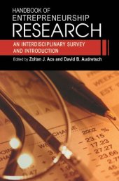 book Handbook of Entrepreneurship Research