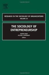 book The Sociology of Entrepreneurship, Volume 25 