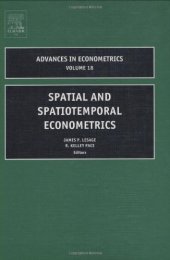 book Spatial and Spatiotemporal Econometrics, Volume 18