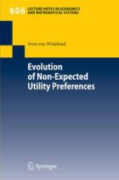 book Evolution of Non-Expected Utility Preferences