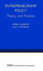 book Entrepreneurship Policy: Theory and Practice 