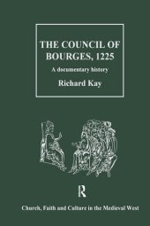 book The Council of Bourges, 1225: A Documentary History