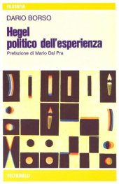 book Hegel politico dell'esperienza