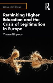 book Rethinking Higher Education and the Crisis of Legitimation in Europe