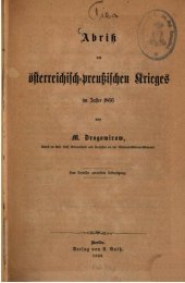 book Abriss des österreichisch-preußischen Krieges im Jahre 1866