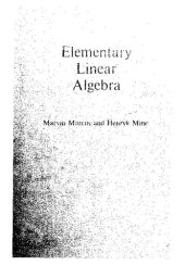 book Elementary Linear Algebra