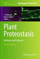 book Plant Proteostasis: Methods and Protocols